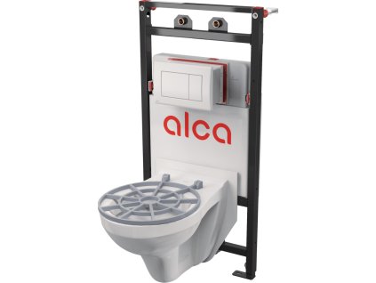 ALCA Set montážního rámu, výlevky, izolační desky, mřížky a ovládacího tlačítka A108F 5:1 SET-01