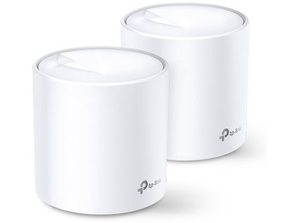 WiFi router TP-Link Deco X60(2-pack) AX5400, WiFi 6, 2x GLAN, / 574Mbps 2,4GHz/ 2402Mbps 5GHz, 52449726