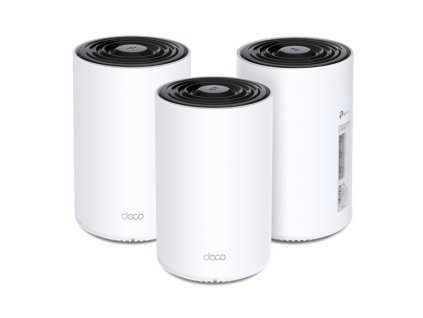 WiFi router TP-Link Deco PX50(3-pack) AX3000 + G15000, WiFi 6E, 1x 2.5GLAN, 2x GLAN / 574Mbps 2,4GHz/ 2402Mbps 5GHz, 52440026
