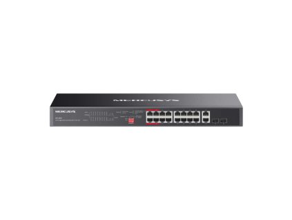 Switch TP-Link Mercusys MS120GP 4x GLAN, 16x GLAN s PoE+, 2x SFP Combo, 192W, 52450005