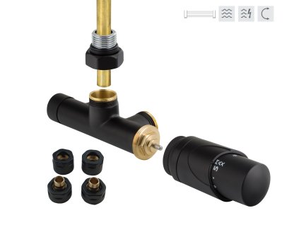 HOPA ONE-SADA, jednobodový ventil (Z7) Barva - Černá RDONESADAB