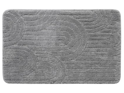 Aqualine RIST koupelnová předložka, 50x80cm, 100% polyester, protiskluz, šedá NI8593