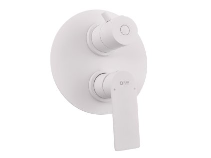 NIL - Vanová/Sprchová baterie podomítková 3-cestná s tělesem, Bílá - matná NL187.3BMAT, RAV Slezák