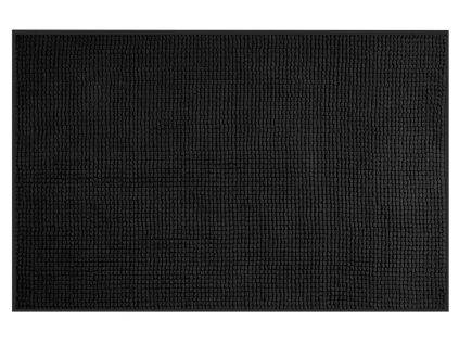 Aqualine CHENILL koupelnová předložka 50x80cm, 100% polyester, černá CH2014