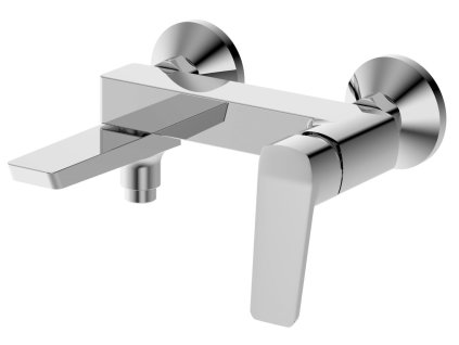 Aqualine FLERY nástěnná vanová/sprchová baterie, otočné ramínko, chrom FY010