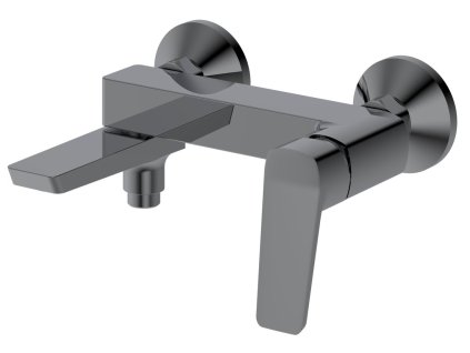 Aqualine FLERY nástěnná vanová/sprchová baterie, otočné ramínko, gun metal FY010GM