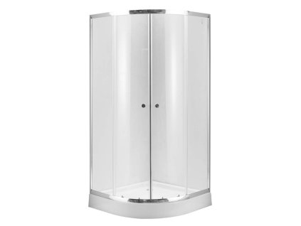 Aplomo Step 100x100 čtvrtkruhový sprchový kout s vaničkou, MO-T8163P