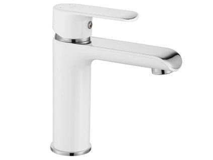 Aplomo Bloom nízká umyvadlová baterie, bílá, REA-B9915