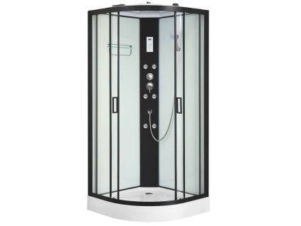 Aplomo Milky 80x80x215 masážní sprchový box, MO-0545-8