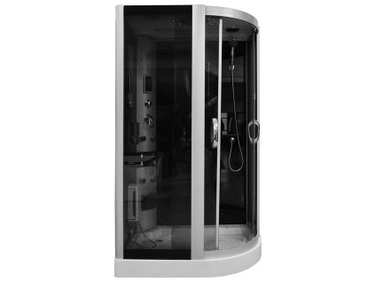 Aplomo Devy black 120x85x225 masážní sprchový box Orientace: Levá, MO-18220L