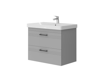 Lavedo Melony Grey 80 koupelnová skříňka s umyvadlem, ML-80-GR2