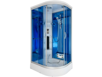 Aplomo Monster White L/P 120x88x220 parní masážní sprchový box Orientace: Levá, MO-02188WSL