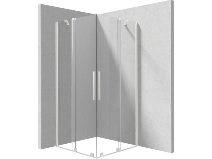 Deante Prizma 90x90 čtvercový sprchový kout, bílá, KPNAP09P09
