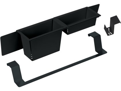Aplomo Magnetic sada příslušenství pro dřezy, černá, ZZMKN11O