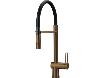 Aplomo Magnetic dřezová baterie s výsuvnou sprškou, černá a bronz, BRM_C72M