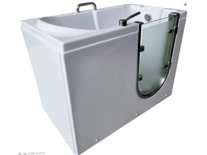 Aplomo Medica sedací akrylátová vana s dvířky Délka vany: 130cm, Orientace: Pravá, H5622-130-P