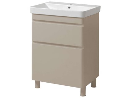 Lavedo Vivace Mokko 70 koupelnová skříňka s umyvadlem, VIV-TNB-2-D-70-MOKKO