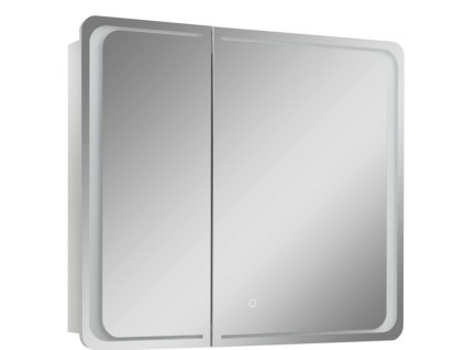 Lavedo Vivace White 80 zrcadlová skříňka do koupelny s LED podsvícením, VIVACE-Z-80-TOUCH