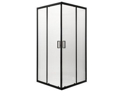 Kerra Soho SQ black čtvercový sprchový kout Rozměr koutu: 80x80cm, 31938_80X