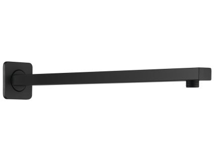 Aqualine Sprchové ramínko hranaté nízké, 400mm, černá mat TQ043B