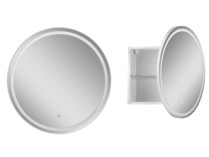 Lavedo Kolo II 60 touch control zrcadlová skříňka do koupelny s LED podsvícením, KOLOII-60