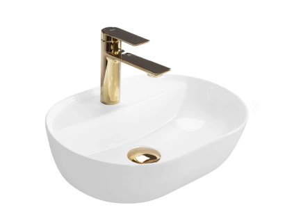 Rea Aura 42 umyvadlo na desku, bílá, REA-U6617