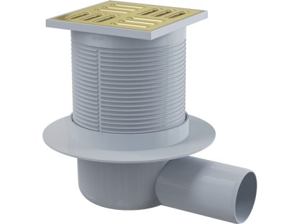 Deante Sprchový odtok mřížka, kartáčované zlato, KOS_R01C