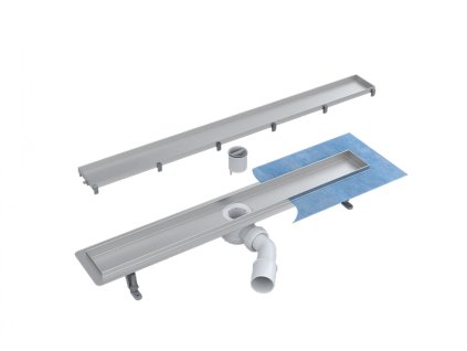 Besco Virgo 360 Duo odtokový žlab, chrom Délka žlabu: 90cm, OL-90-V360