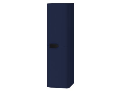 Lavedo Velluto Blue 120 závěsná nízká koupelnová skříňka, VELLUTO_VLTP-120_BLUEBL