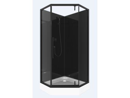 25524 sprchovy box veduta diamond dark s baterii a sprchou