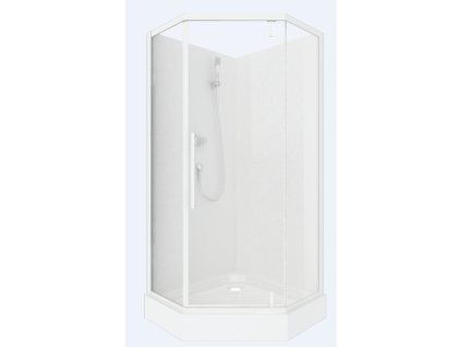 25518 1 sprchovy box veduta diamond white s baterii a sprchou