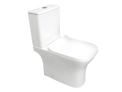 Kerra Kamet keramické WC kombi, rimless, NOV-KAMET