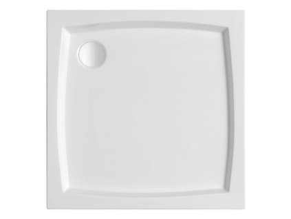 Polimat Patio čtvercová vysoká sprchová vanička Rozměr vaničky: 80x80cm, 00732