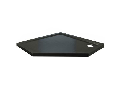 Kerra Prato Stone Slim 90x90 sprchová vanička, black, 5907548118172