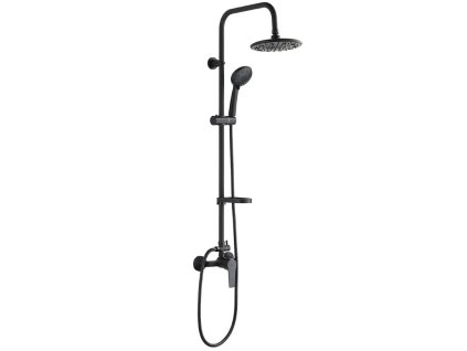Aplomo Enna sprchový set s baterií, black, PKE_70KX