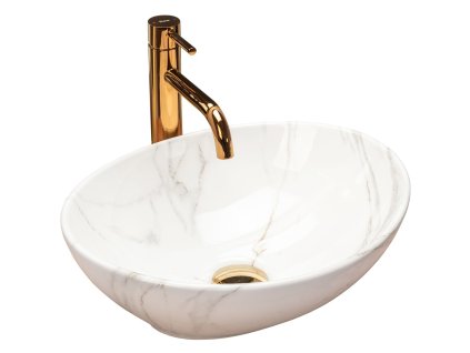 Rea Sofia Aiax Shiny 40 umyvadlo na desku, REA-U6597