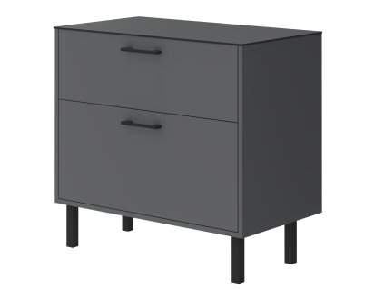 Lavedo Afina Grey 80 koupelnová skříňka s přípravou pro libovolné umyvadlo, AF-80-HPL