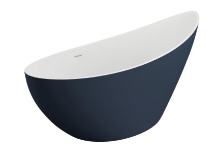 Polimat Zoe volně stojící vana 180x80, modrá, 00517