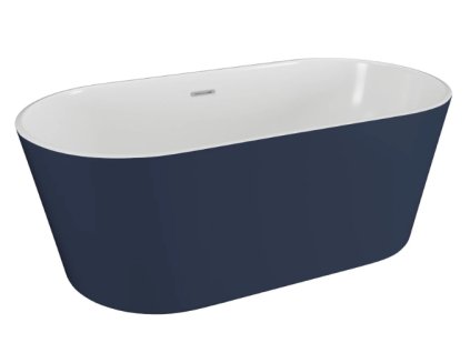 Polimat Uzo volně stojící akrylátová vana 160x80, modrá, 00516