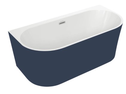 Polimat Sola I volně stojící akrylátová vana, modrá Délka vany: 160cm, 00513