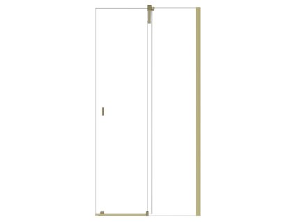 Besco Vayo Walk In sprchový kout, gold Rozměr: 100cm, VYG-100-200C
