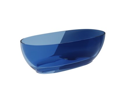 Besco Mexa 170x78 volně stojící pryskyřicová vana, Blue Wave, WAM-170-BWC