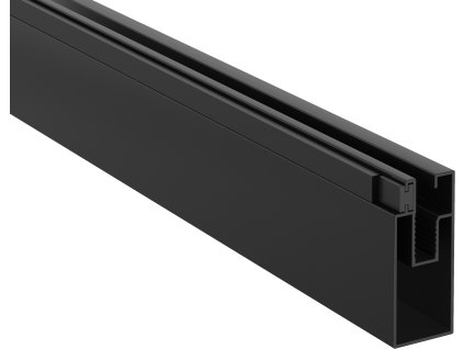 Aplomo Profil pro posuvné dveře Kerria Plus, black, KTS_NP1X