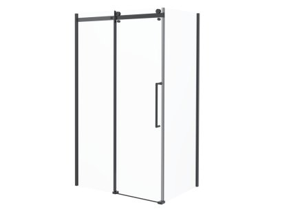 Savana Veduta Ivo Black 100x80 obdélníkový sprchový kout, Y8002B-10