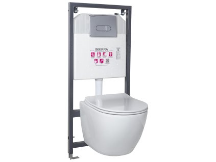 Kerra Kasos/Pacific Chrom WC závěsný komplet, KAS-PACCH2