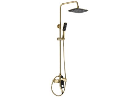 Rea Soul sprchový set s baterií, gold, REA-B9962