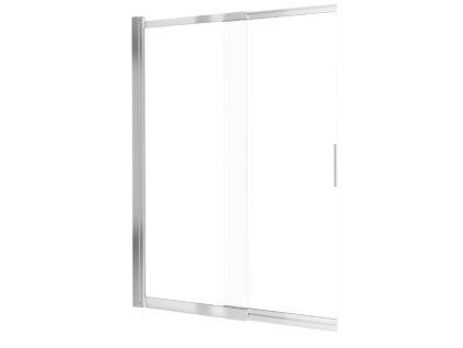 Aplomo Prizma 100x140 dvoudílná vanová zástěna, chrom, KTJ_073R