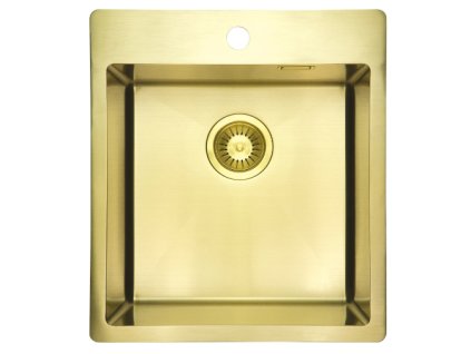 Aplomo Olfato 50 kuchyňský dřez, gold, ZPO_R10A