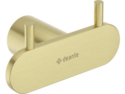 Deante Round dvojitý háček na ručníky, zlatá, ADR_R121