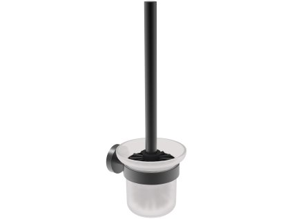 Aplomo Jasmin nástěnný WC kartáč, černá, ADJ_N711